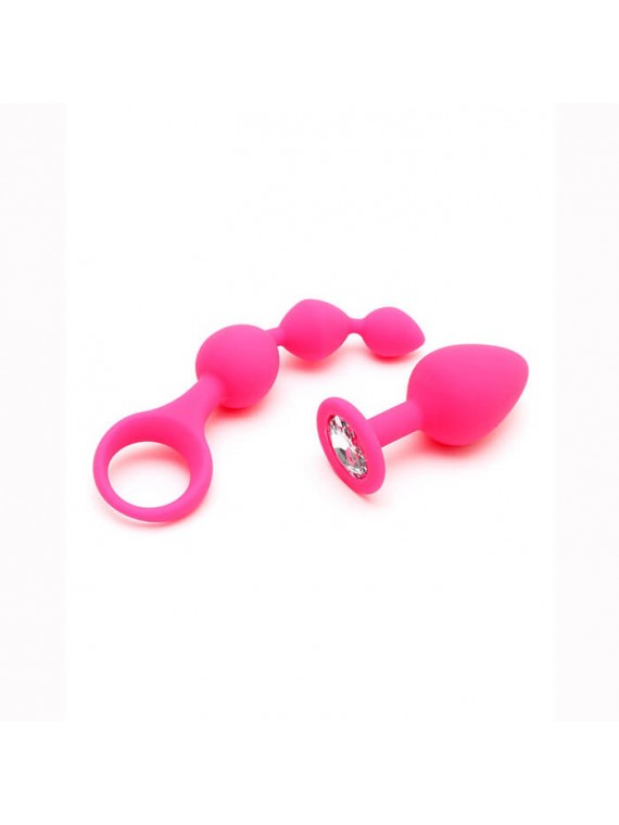 Barcelona Anal Pleasure Play Set Pink - nss4037013