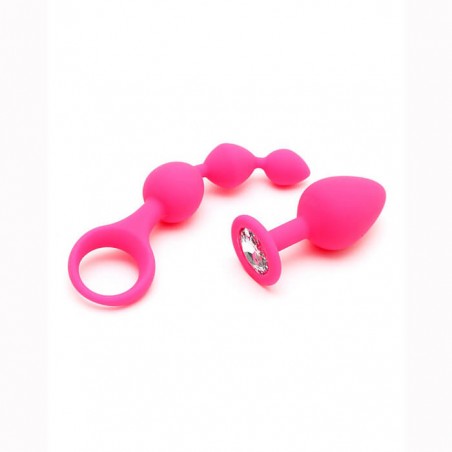 Barcelona Anal Pleasure Play Set Pink - nss4037013