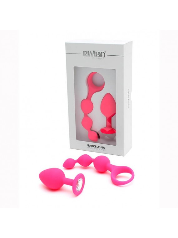 Barcelona Anal Pleasure Play Set Pink - nss4037013