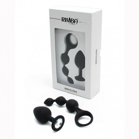 Barcelona Anal Pleasure Play Set Black - nss4037014