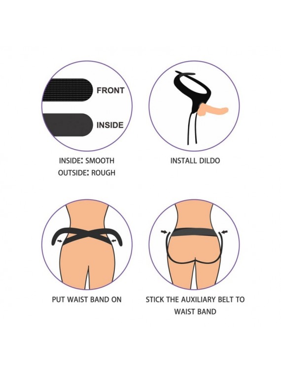 Lovetoy Ingen Easy Strap On Harness Black - nss4060014