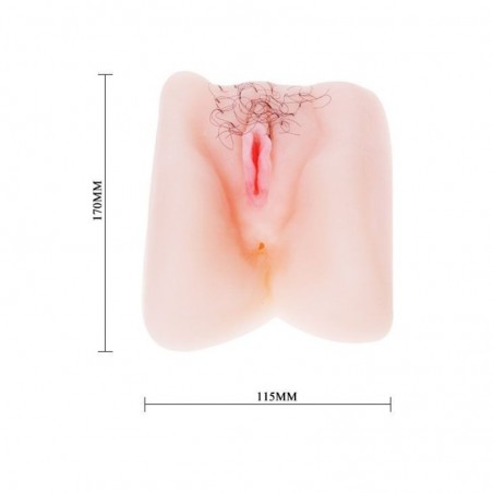 Anthea Realistic Vibrating Vagina & Ass Flesh - nss4010028